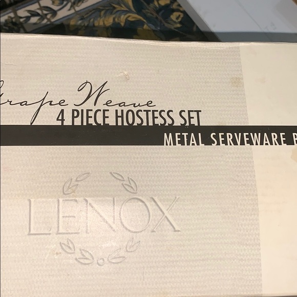 LENOX Grape Weave 4 piece Hostess Set - Picture 2 of 8